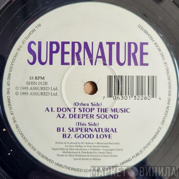 Supernature - Don't Stop The Music