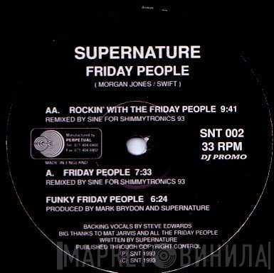 Supernature  - Friday People