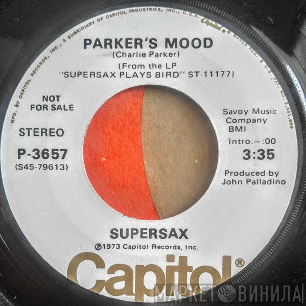 Supersax - Parker's Mood / Just Friends