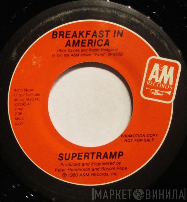 Supertramp  - Breakfast In America