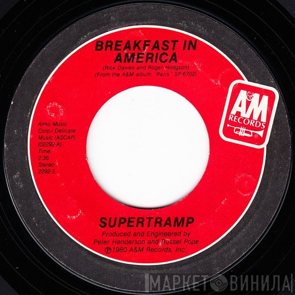 Supertramp  - Breakfast In America