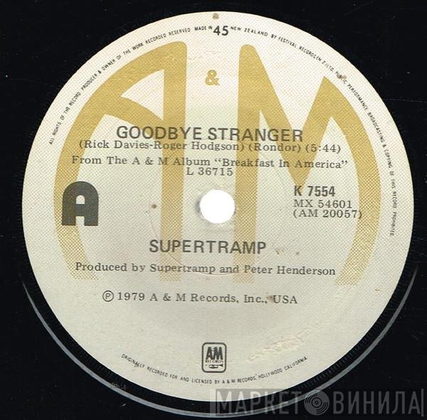 Supertramp  - Goodbye Stranger