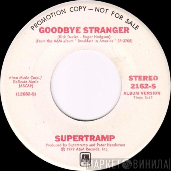Supertramp  - Goodbye Stranger