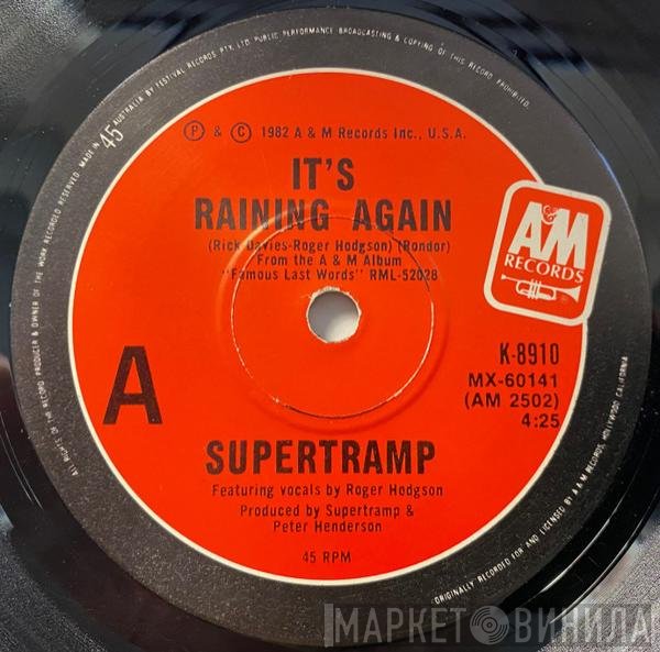 Supertramp  - It's Raining Again