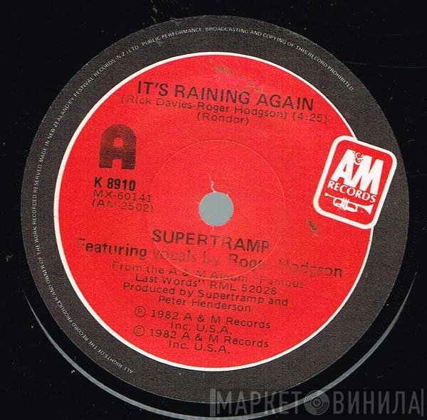 Supertramp  - It's Raining Again
