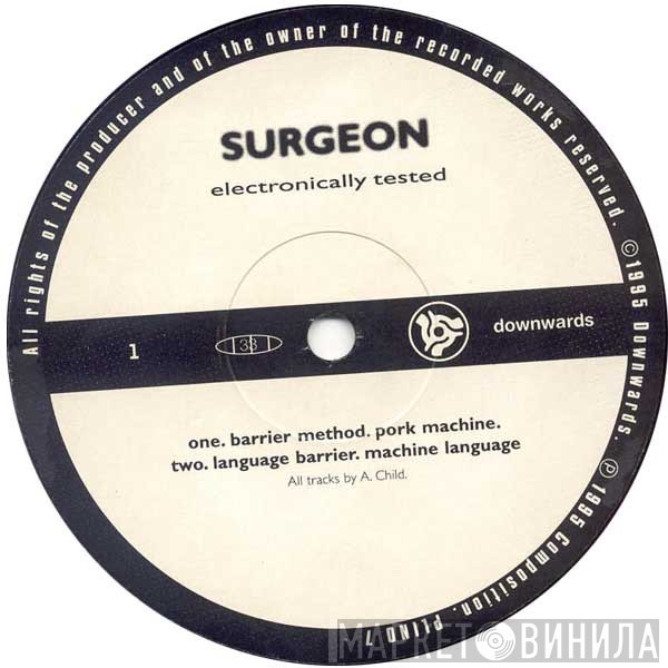 Surgeon  - Electronically Tested