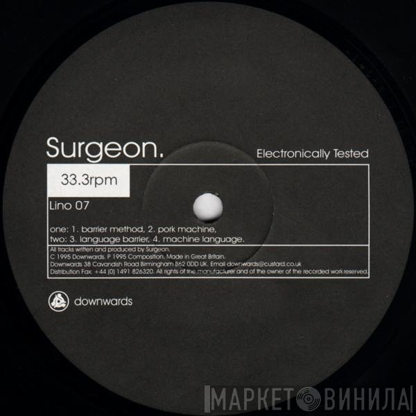 Surgeon  - Electronically Tested