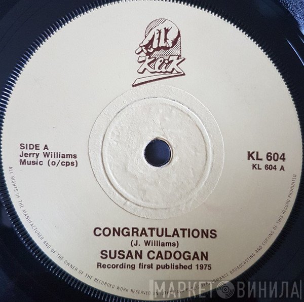 Susan Cadogan - Congratulations / In The Ghetto