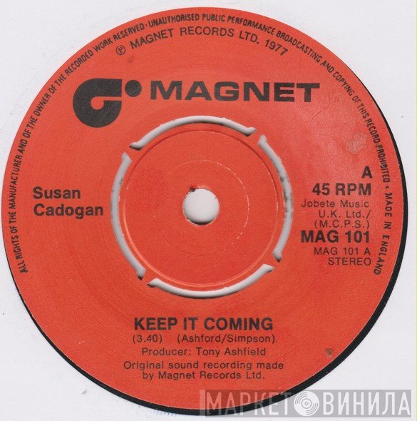 Susan Cadogan - Keep It Coming