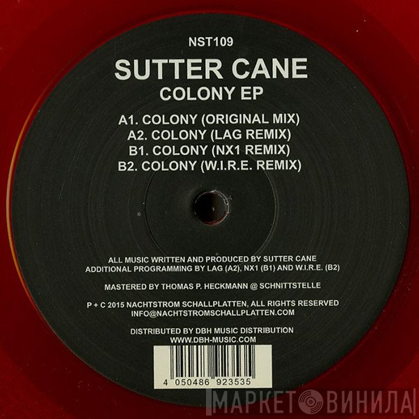 Sutter Cane  - Colony EP