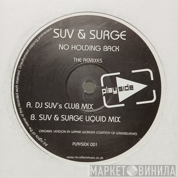 Suv, Surge  - No Holding Back (Remixes)