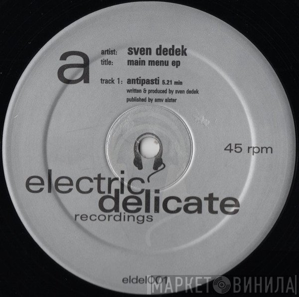 Sven Dedek - Main Menu EP
