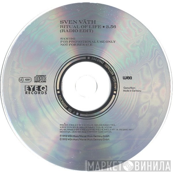 Sven Väth  - Ritual Of Life
