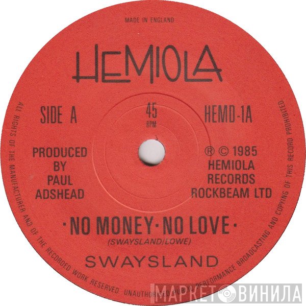 Swaysland - No Money No Love/Stay