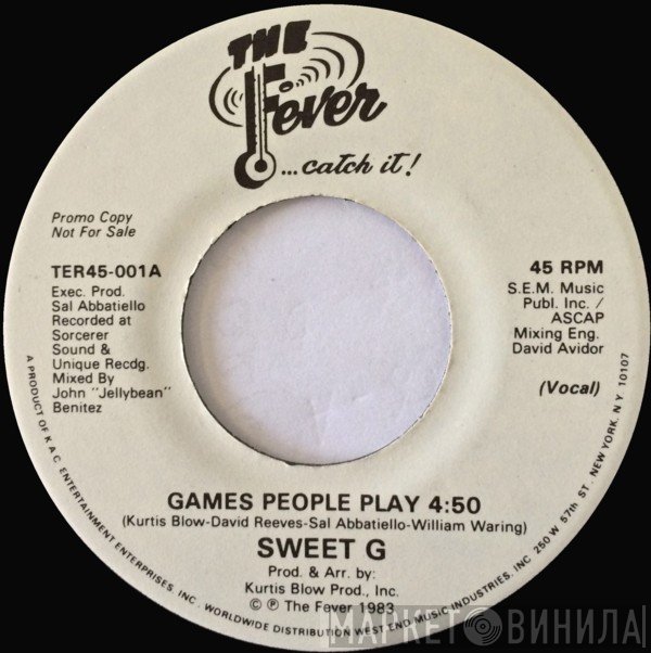 Sweet G - Games People Play