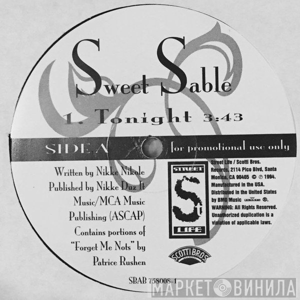 Sweet Sable  - Tonight