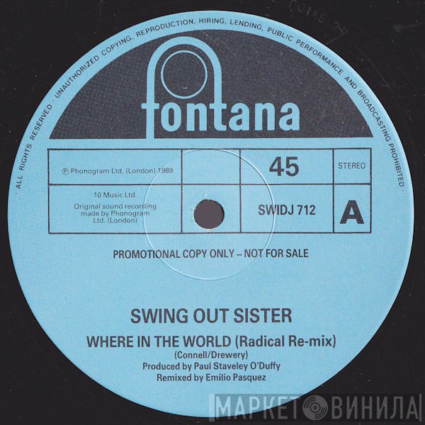 Swing Out Sister - Where In The World