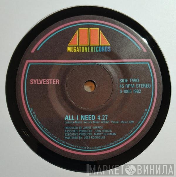 Sylvester  - All I Need