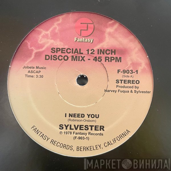 Sylvester - I Need You
