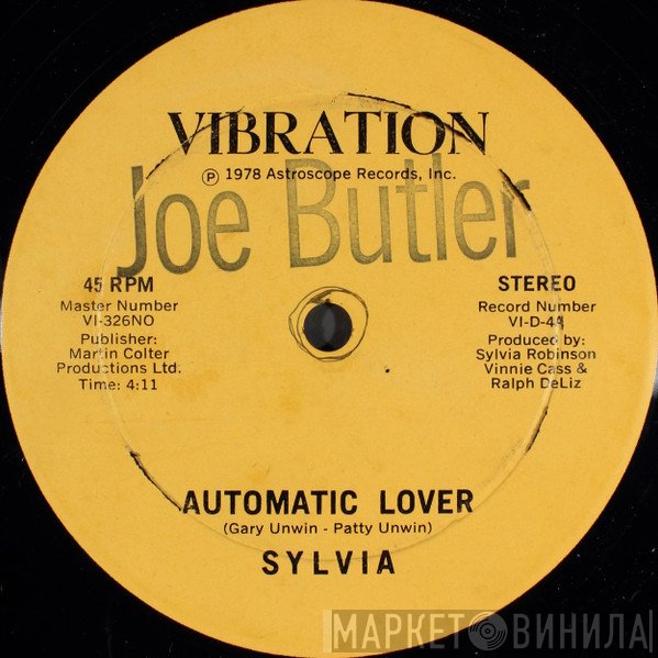 Sylvia Robinson - Automatic Lover