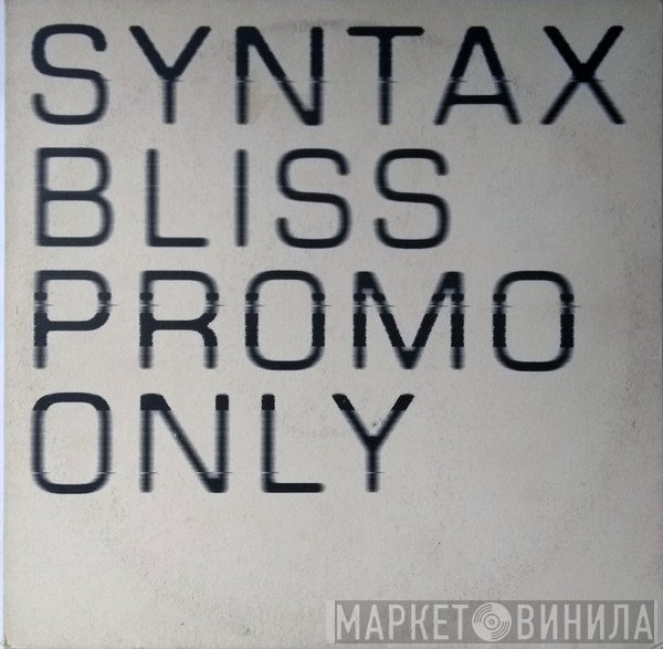 Syntax  - Bliss