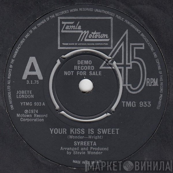 Syreeta - Your Kiss Is Sweet