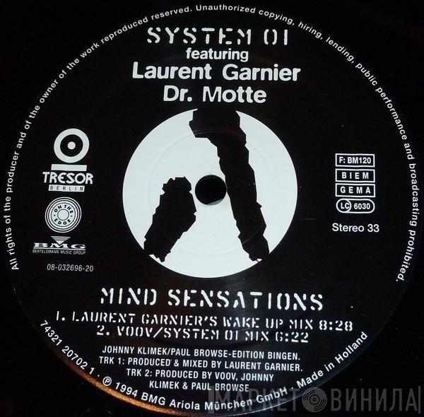 System 01 Featuring Laurent Garnier, Dr. Motte  - Mind Sensations
