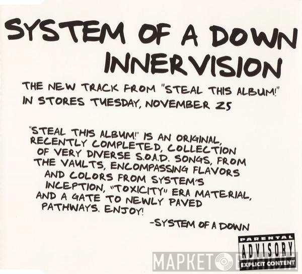 System Of A Down  - Innervision
