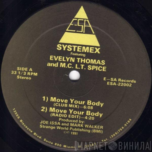 Systemex Featuring Evelyn Thomas And M.C. L.T. Spice  - Move Your Body