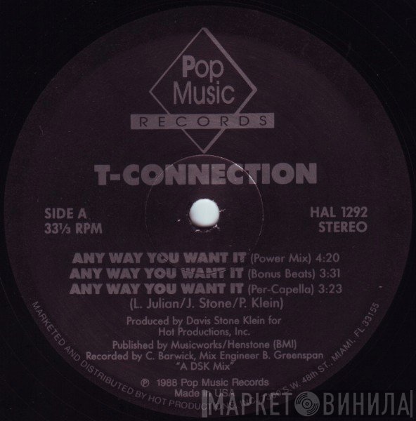 T-Connection - Any Way You Want It