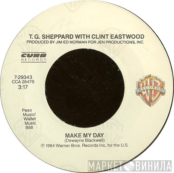T.G. Sheppard With Clint Eastwood   - Make My Day