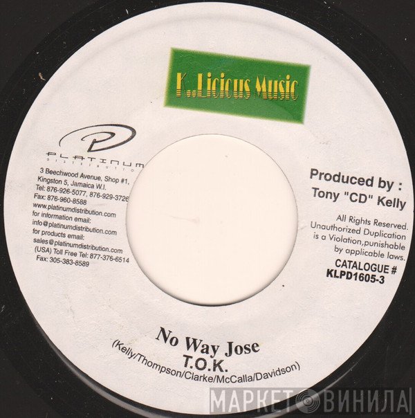 T.O.K., Voicemail - No Way Jose / Bounce Hard