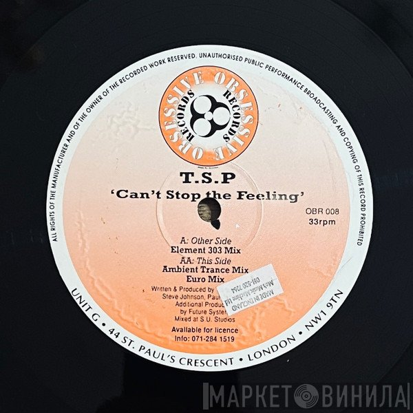 T.S.P. - Can't Stop The Feeling