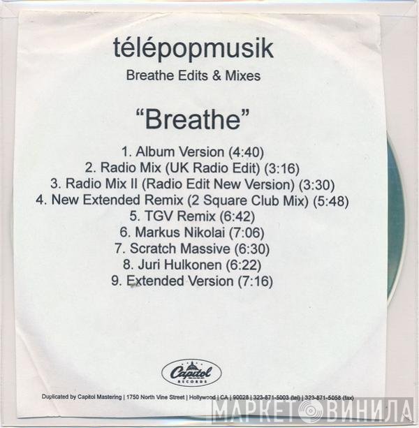Télépopmusik  - Breathe (Edits & Mixes)