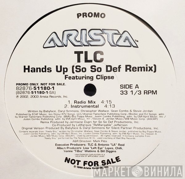 TLC Feat. Clipse - Hands Up (So Def Def Remix)