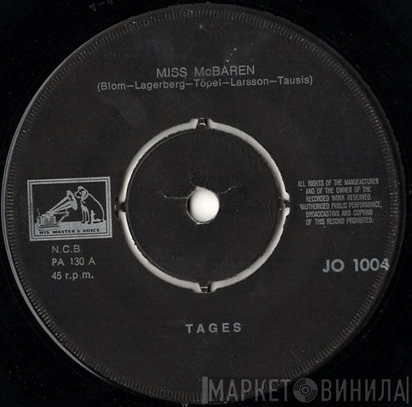 Tages - Miss McBaren