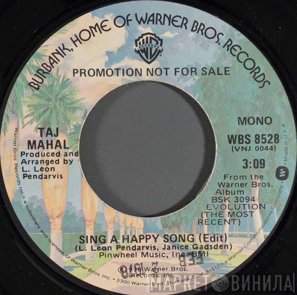Taj Mahal - Sing A Happy Song (Edit)
