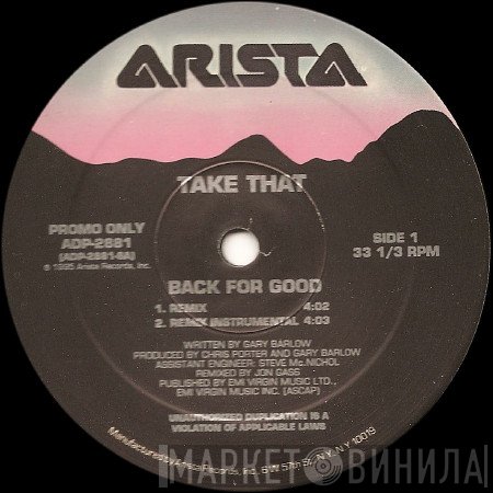 Take That  - Back For Good
