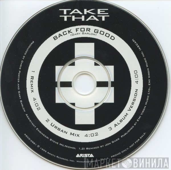 Take That  - Back For Good
