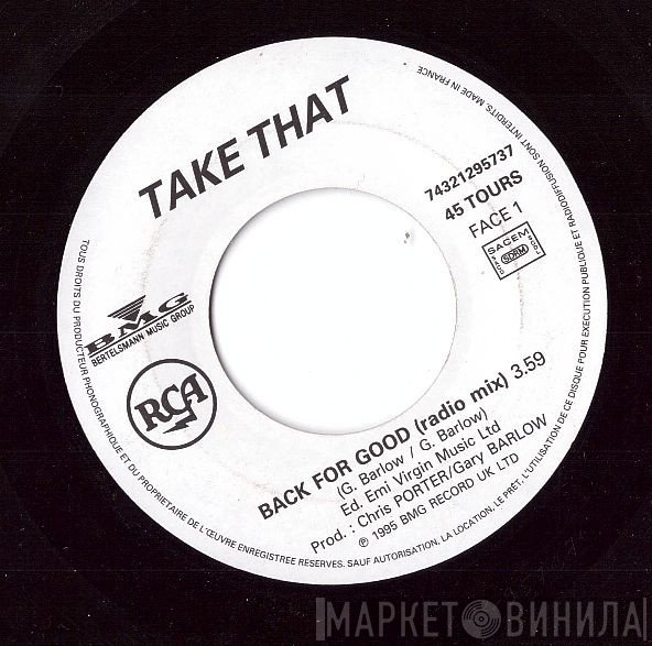 Take That  - Back For Good