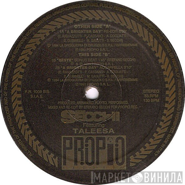 Taleesa, Stefano Secchi - A Brighter Day