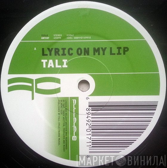 Tali - Lyric On My Lip / District Line