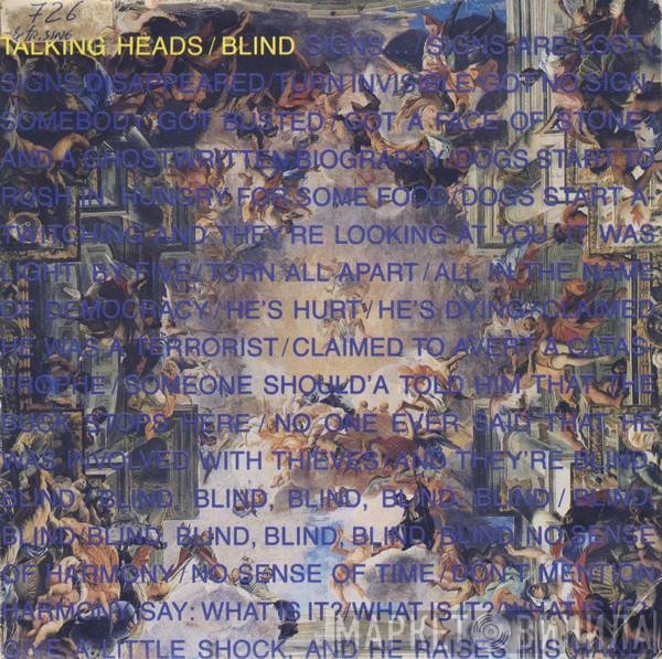 Talking Heads  - Blind