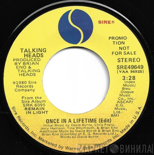Talking Heads  - Once In A Lifetime