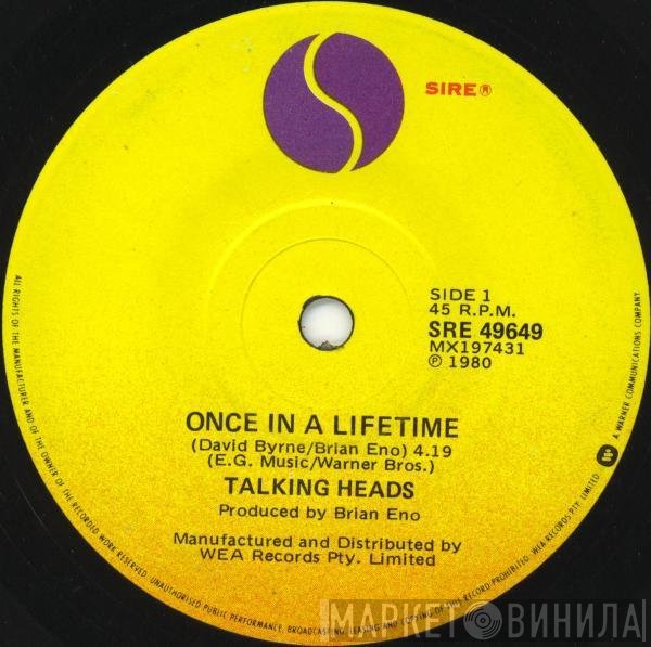Talking Heads  - Once In A Lifetime