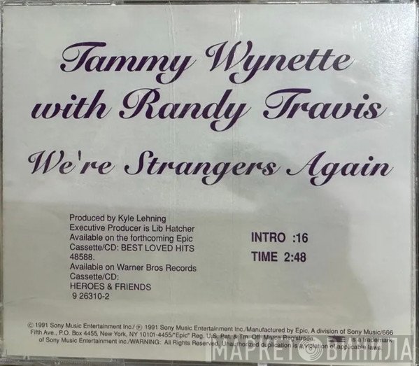Tammy Wynette With Randy Travis  - We're Strangers Again