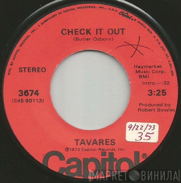Tavares - Check It Out / The Judgement Day