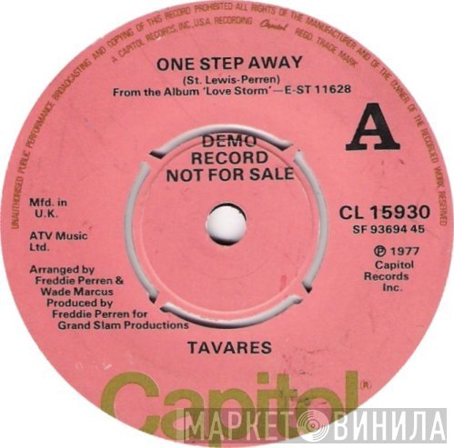 Tavares - One Step Away