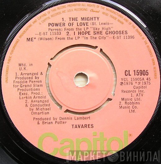Tavares - The Mighty Power Of Love