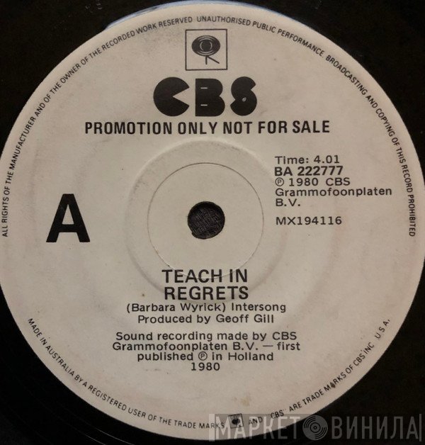 Teach-In  - Regrets